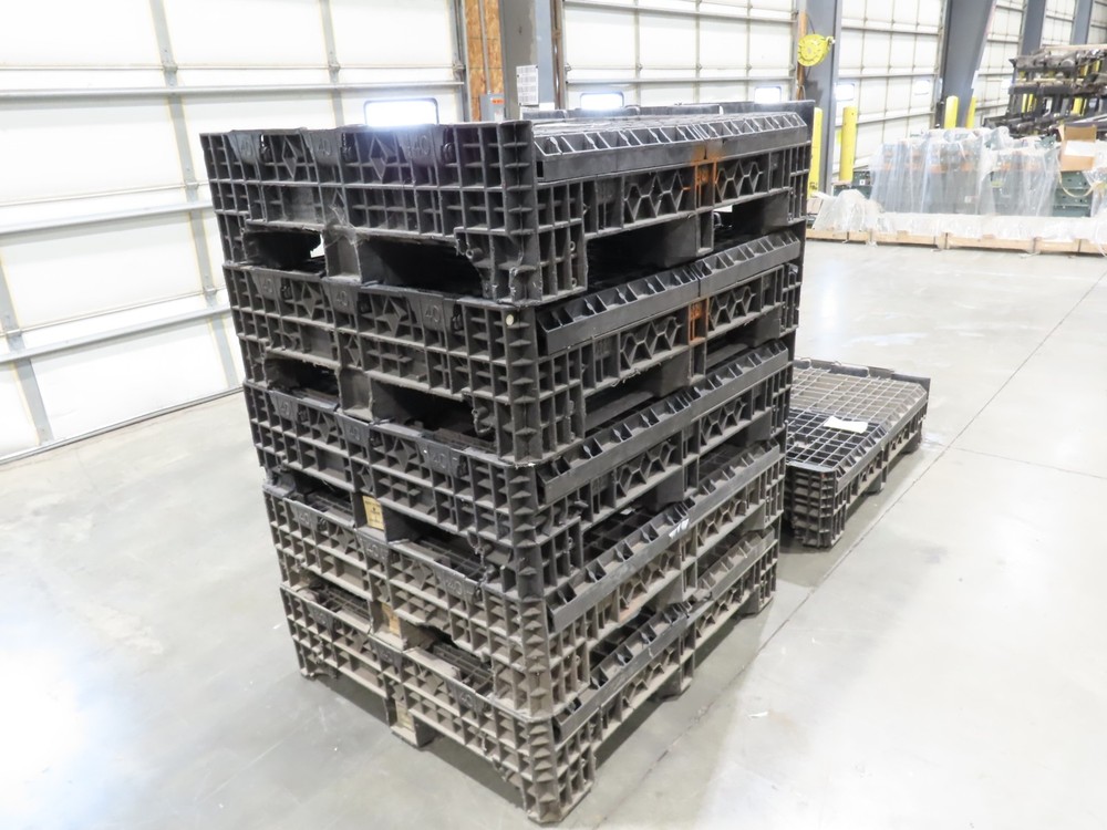 HPJ BulkPak Collapsible Bulk Container Bin 25.5 cu-ft 48 x 40" Stackable Tote