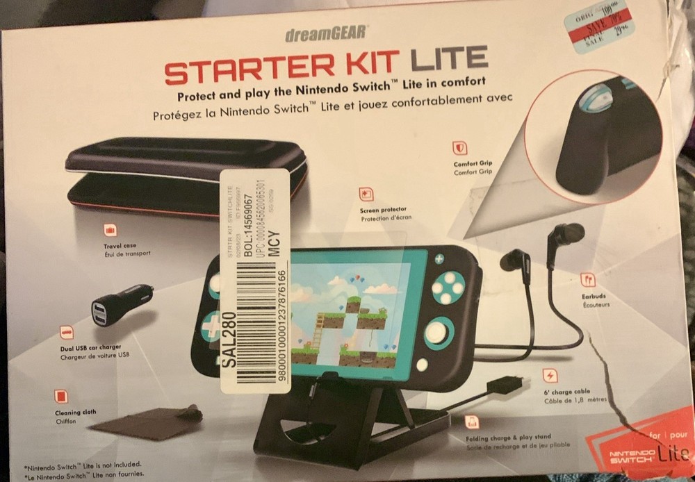 DreamGEAR Starter Kit Lite for Nintendo Switch Lite - Case and more