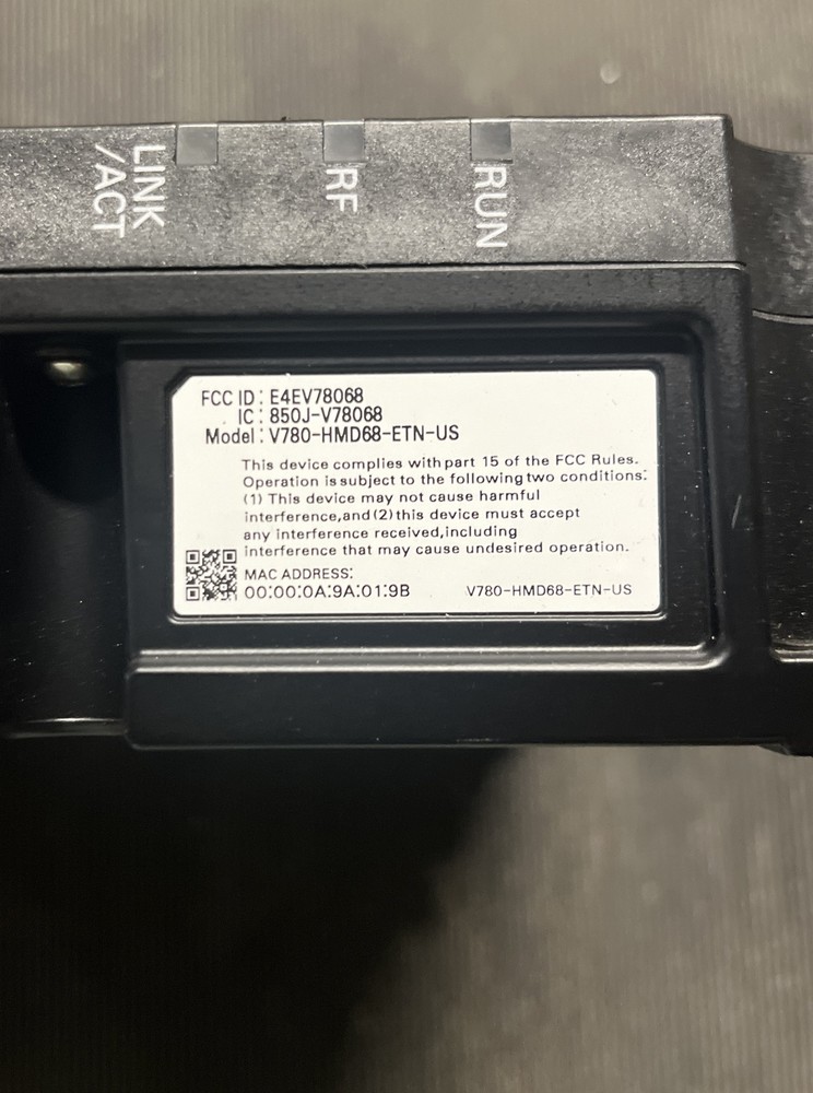 OMRON V780-HMD68 UHF RFID READER/WRITER