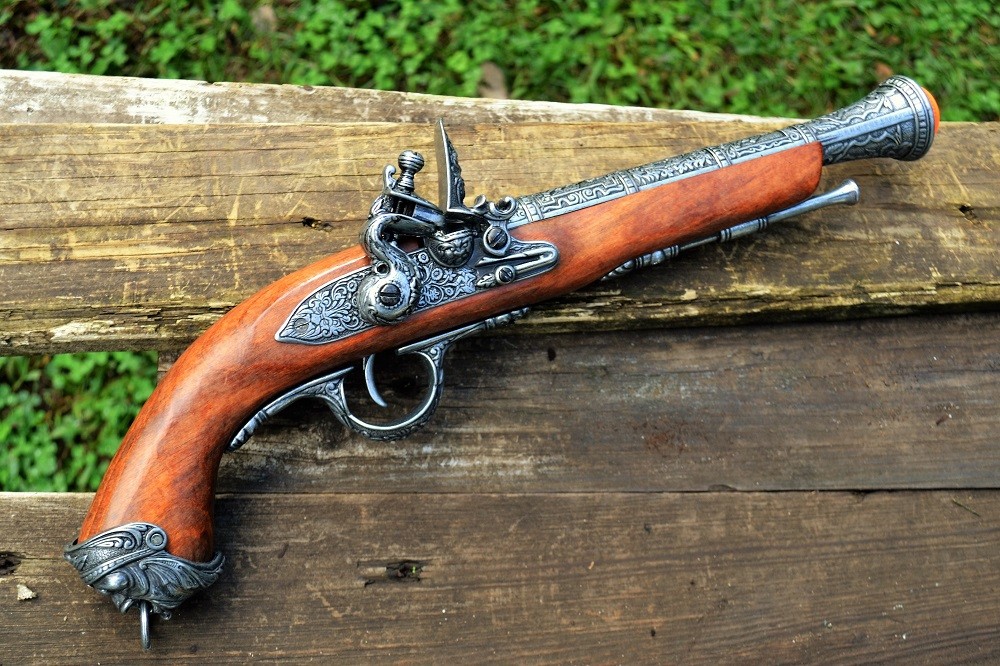 18th Century English Flintlock Blunderbuss - Pirate - Non-Firing Denix Replica
