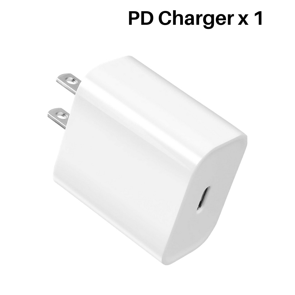 For iPhone iPad Android Fast Wall Charger Block 20W USB-C PD Power Adapter Cube