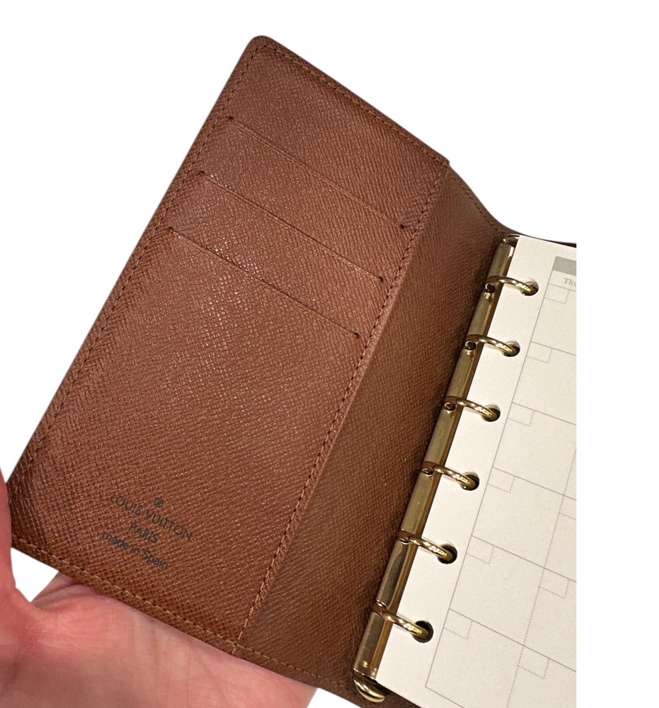 Louis Vuitton Small Ring Agenda Cover Monogram - Brown