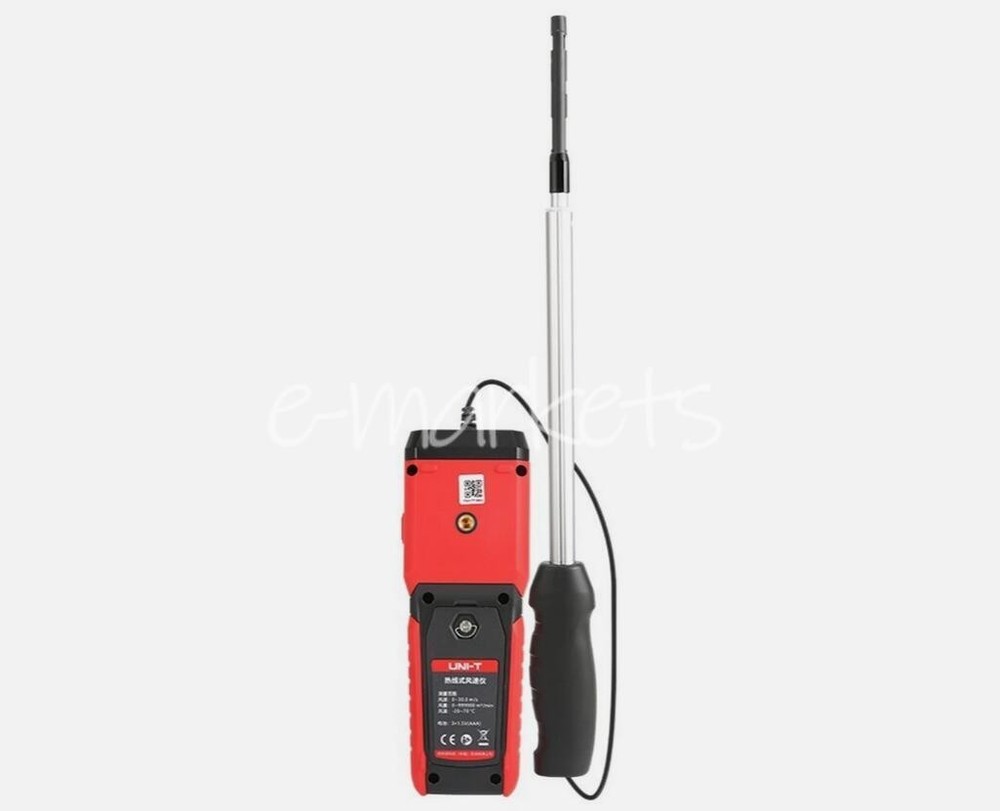 UNI-T UT362H Hot Wire Anemometer Sensor Wind Velocity/Volume/Temperature Tester
