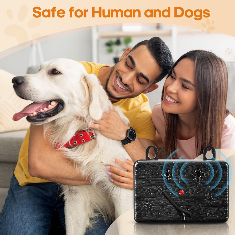 Anti Barking Device, 50FT Dog Barking Control Devices with 3 Adjustable Modes...