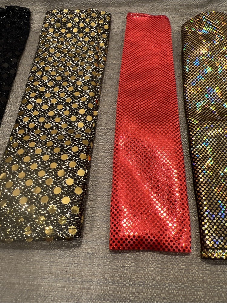Set Of Six Elastic Sequence Microphone Sleeves “Elevate Your Look!”