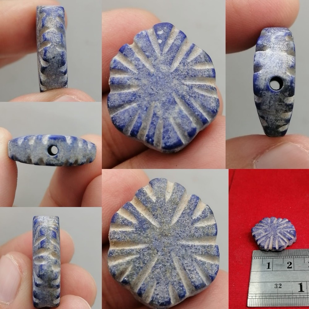 Ancient Rare Found Lapis Stone Lovely Bead