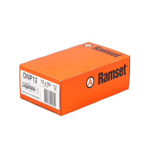 Ramset 12 x 60mm RamPlug - 25 Pack