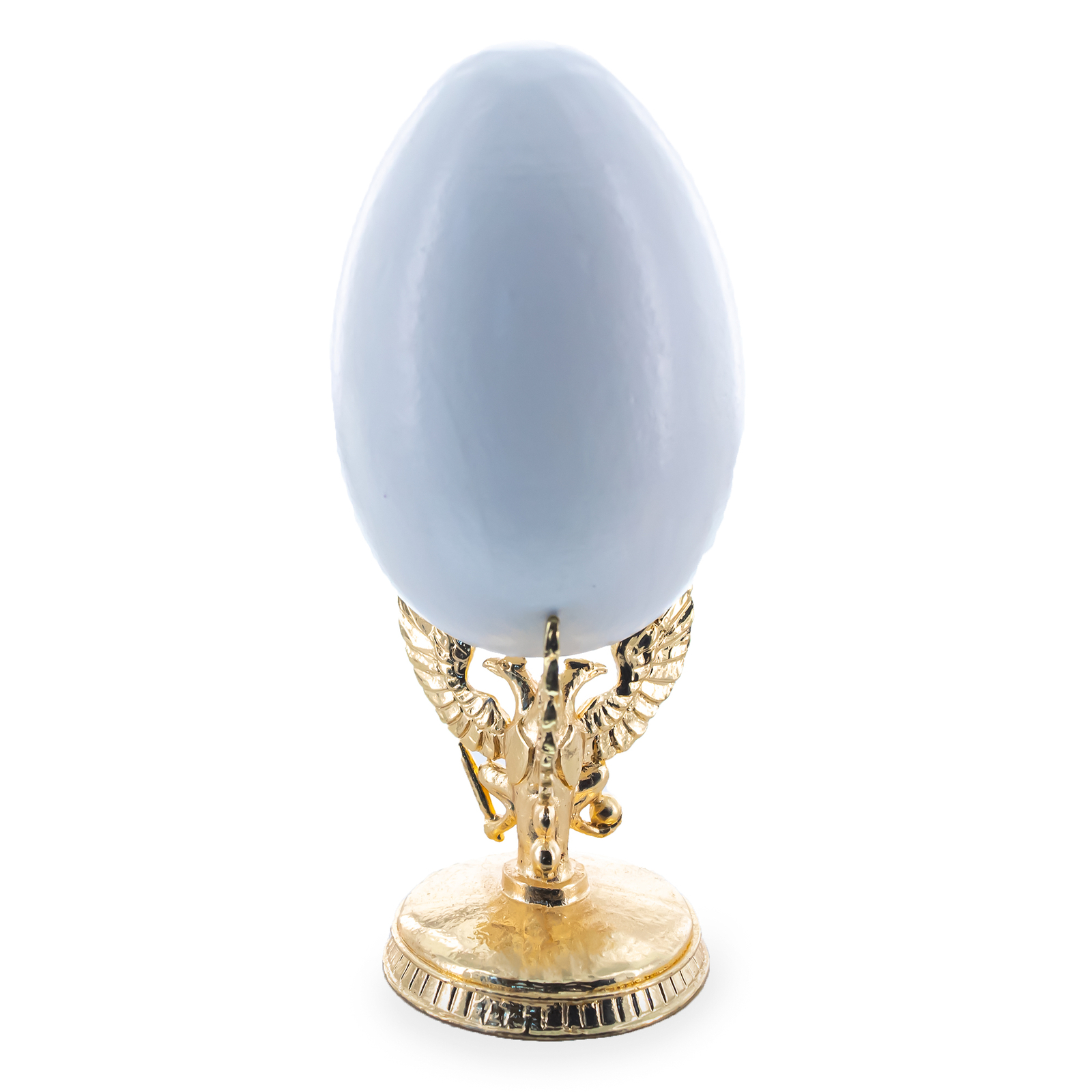 Three Headed Eagle Metal Egg Stand Holder