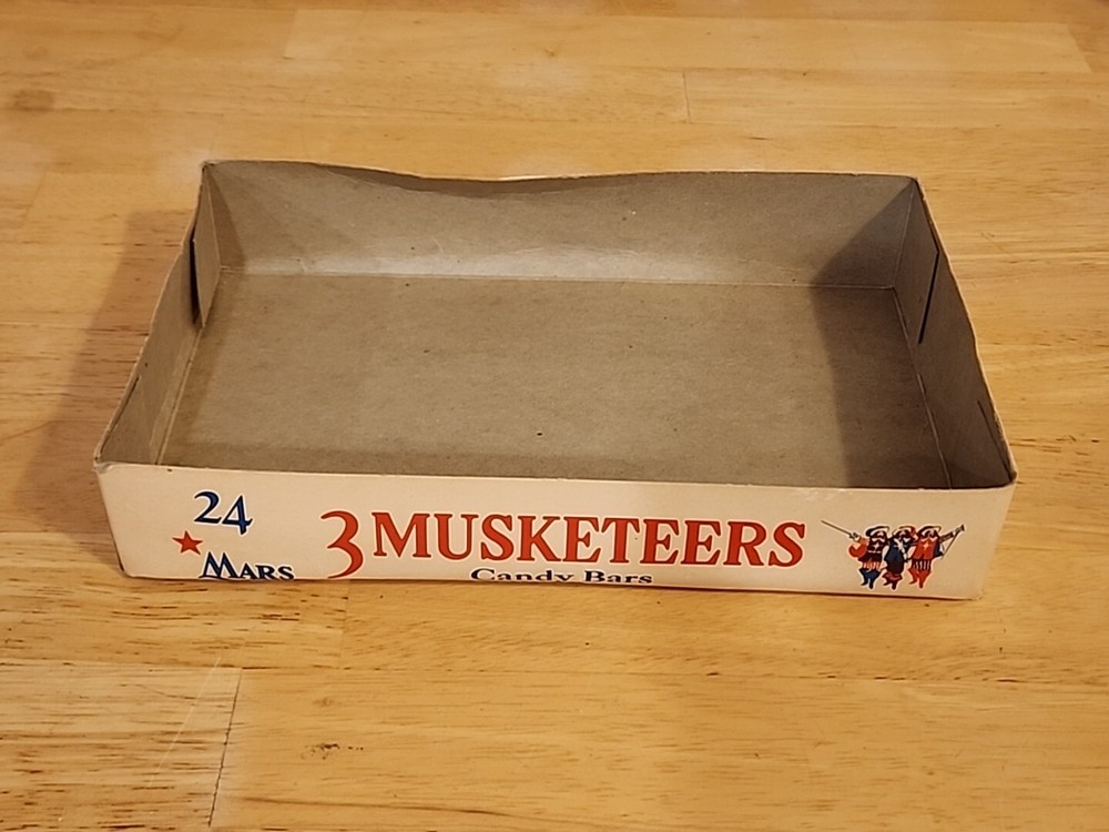 Vintage Mars 3 Musketeers Candy Box