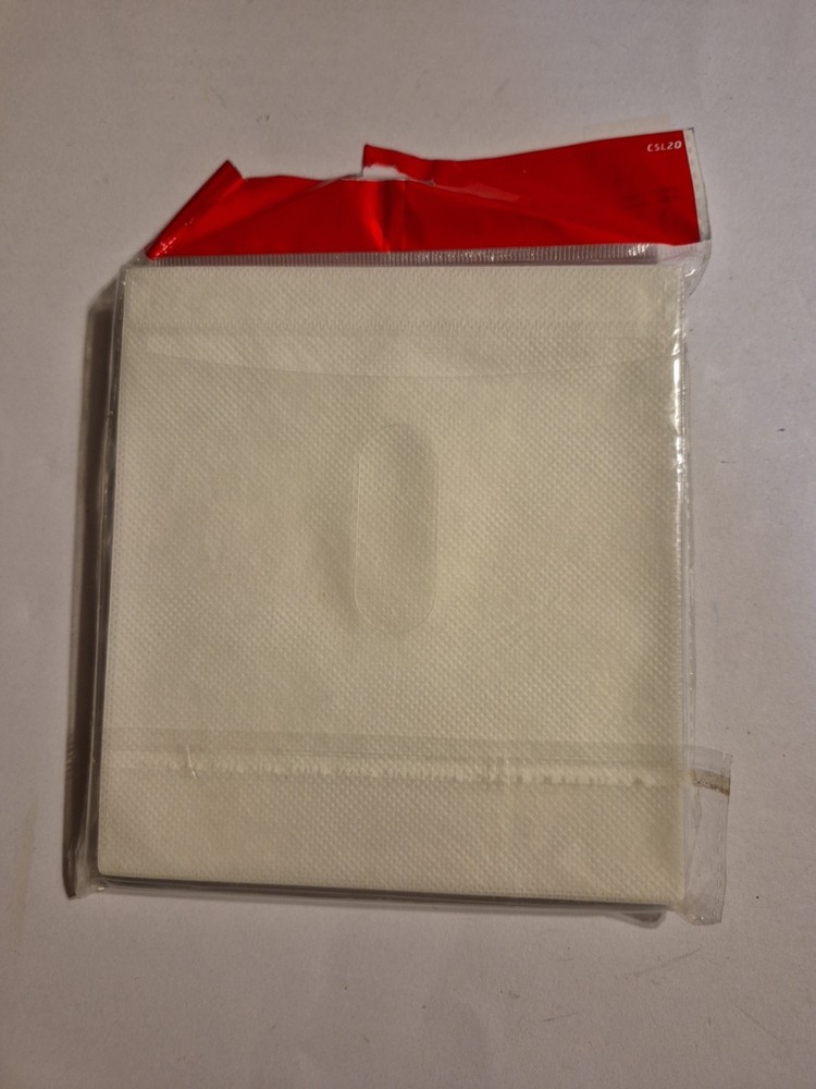 Sentry 20 CD/DVD Sleeves Double Sided Multi Colored Protects CDs