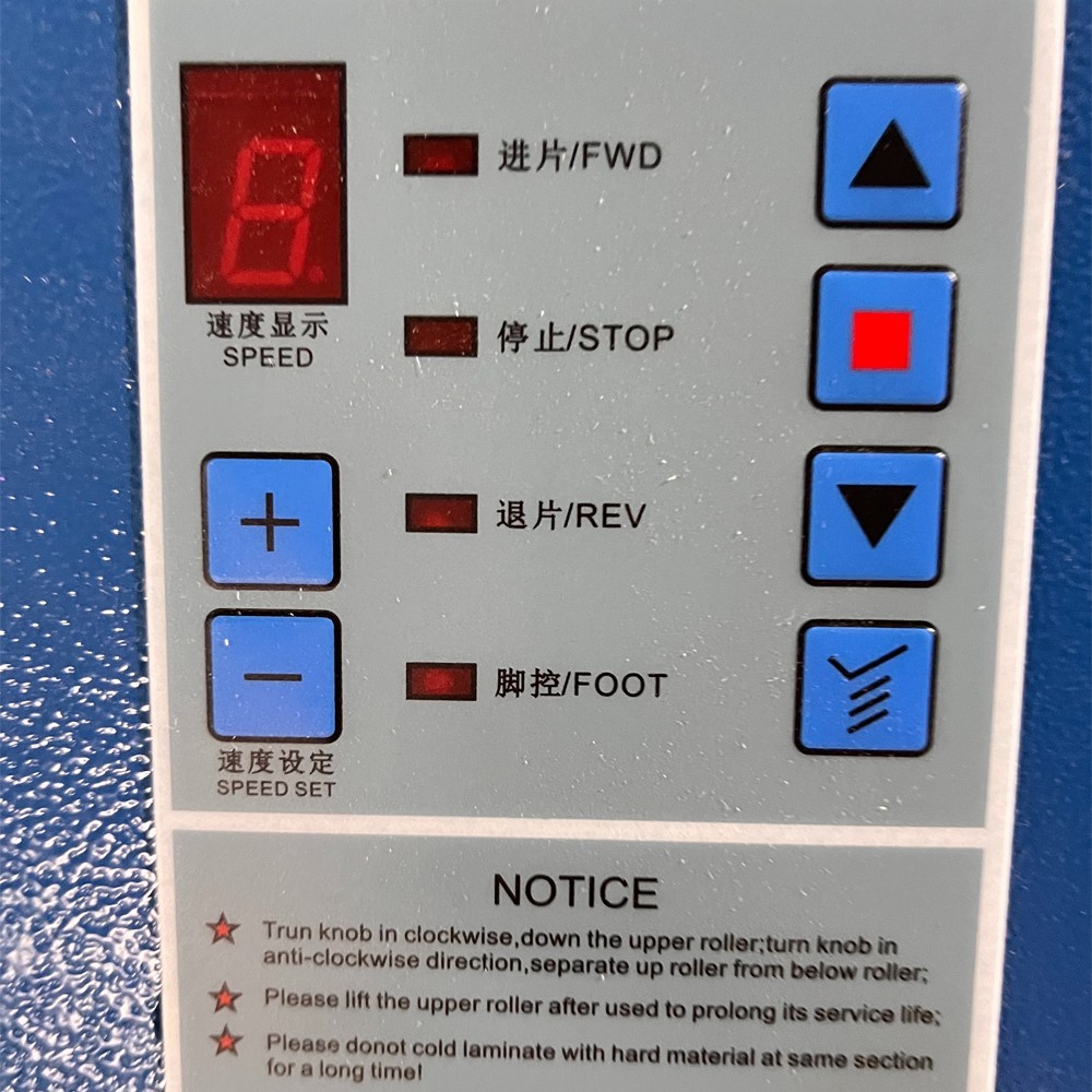 63" Wide Format Cold Laminating Machine110V 1" THK Electric Stand Cold Laminator