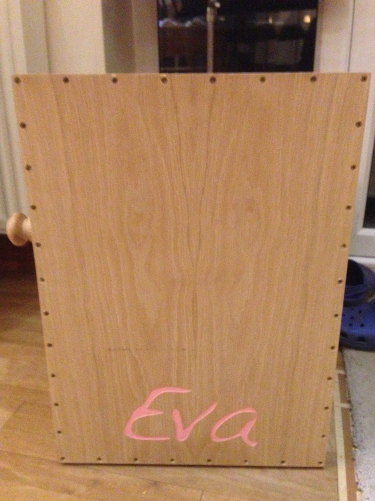 personalised cajon with on/off snare