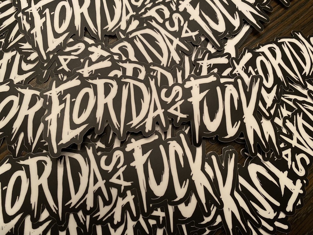 FLORIDA AS F*** ™️ Vinyl Waterproof Sticker