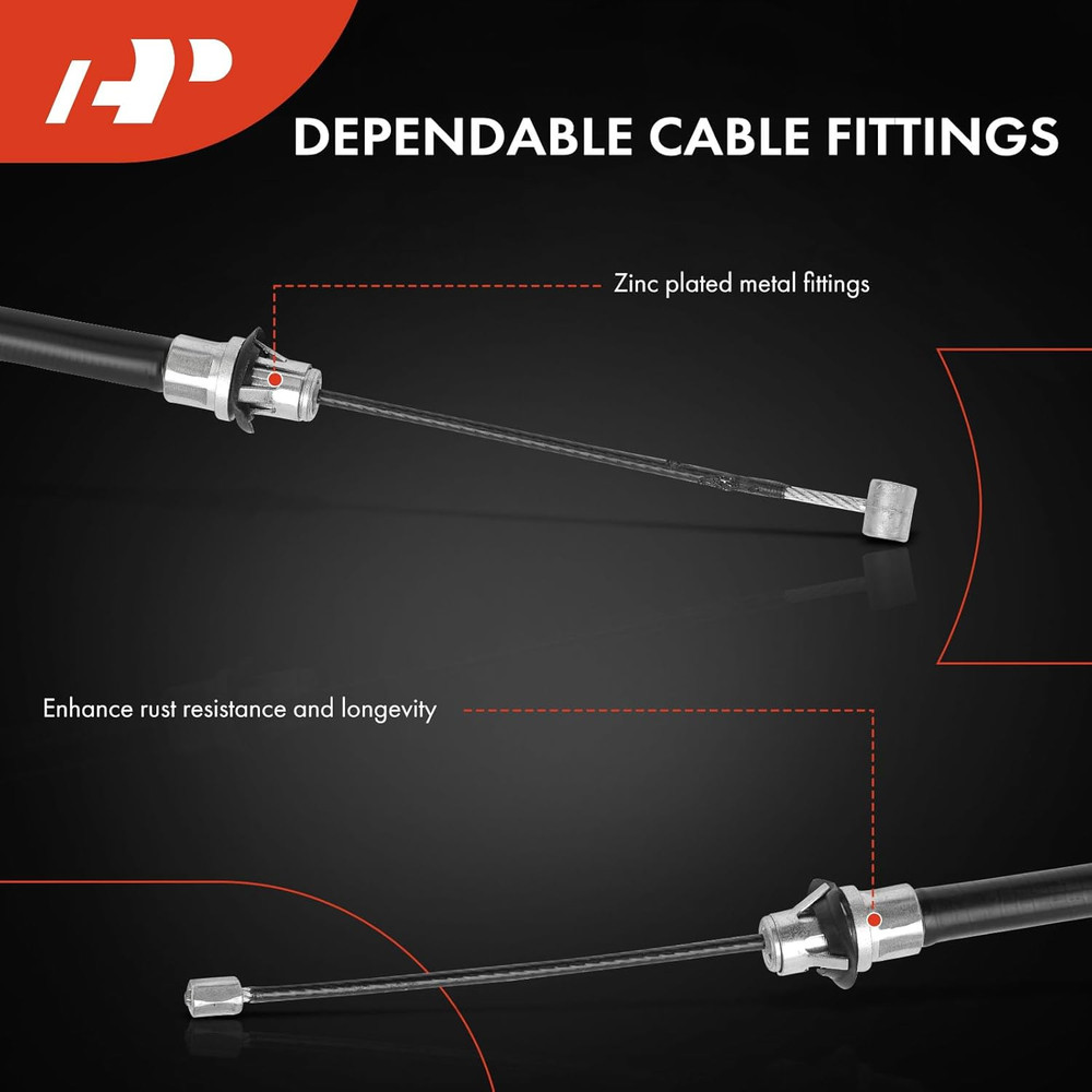 Front Side Parking Brake Cable Assembly Compatible with Chevrolet and GMC Models