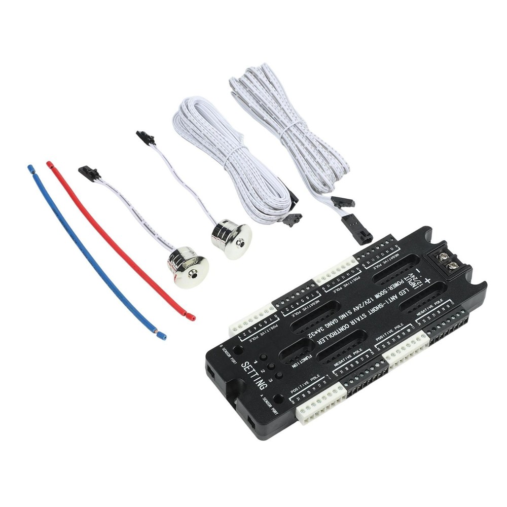 32 Channel LED Motion Sensor Stair Controller for Indoor Use DC 12V/24V