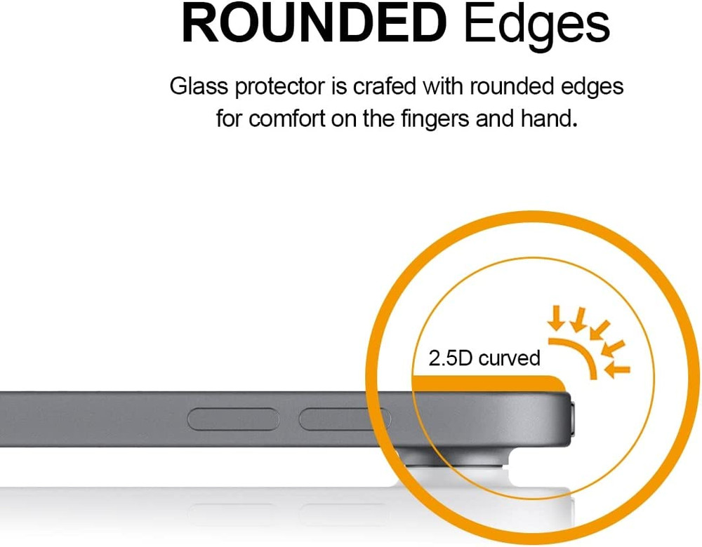 Ipad Pro 12.9", M2 6Th/5Th/4Th/3Rd Gen Tempered Glass Screen Protector