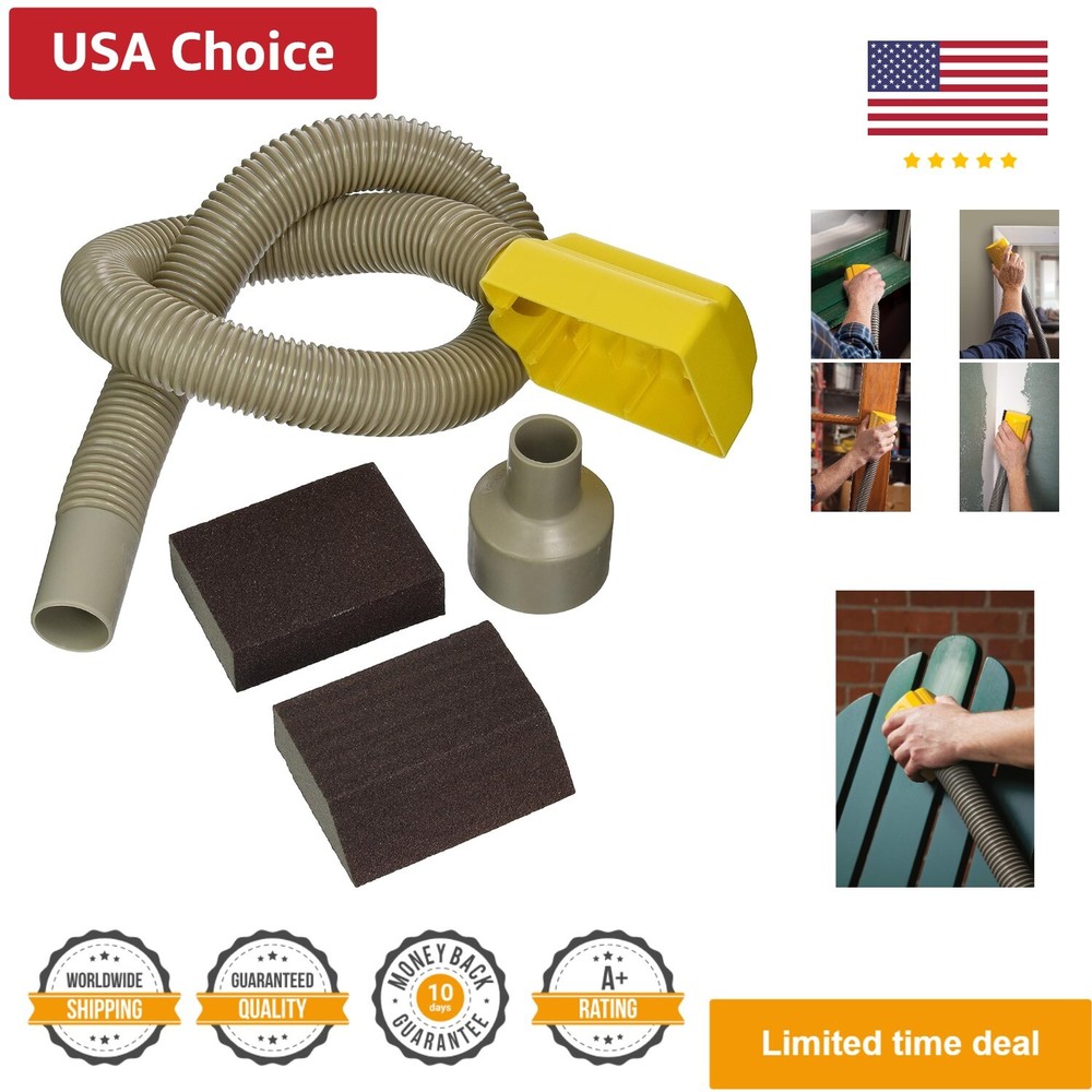 Dust-Free Sponge Sander, 1-Pack,Black