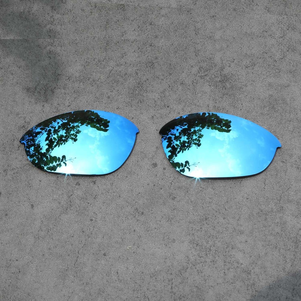 Walleva Ice Blue ISARC Polarized Replacement Lenses for Oakley Half Jacket