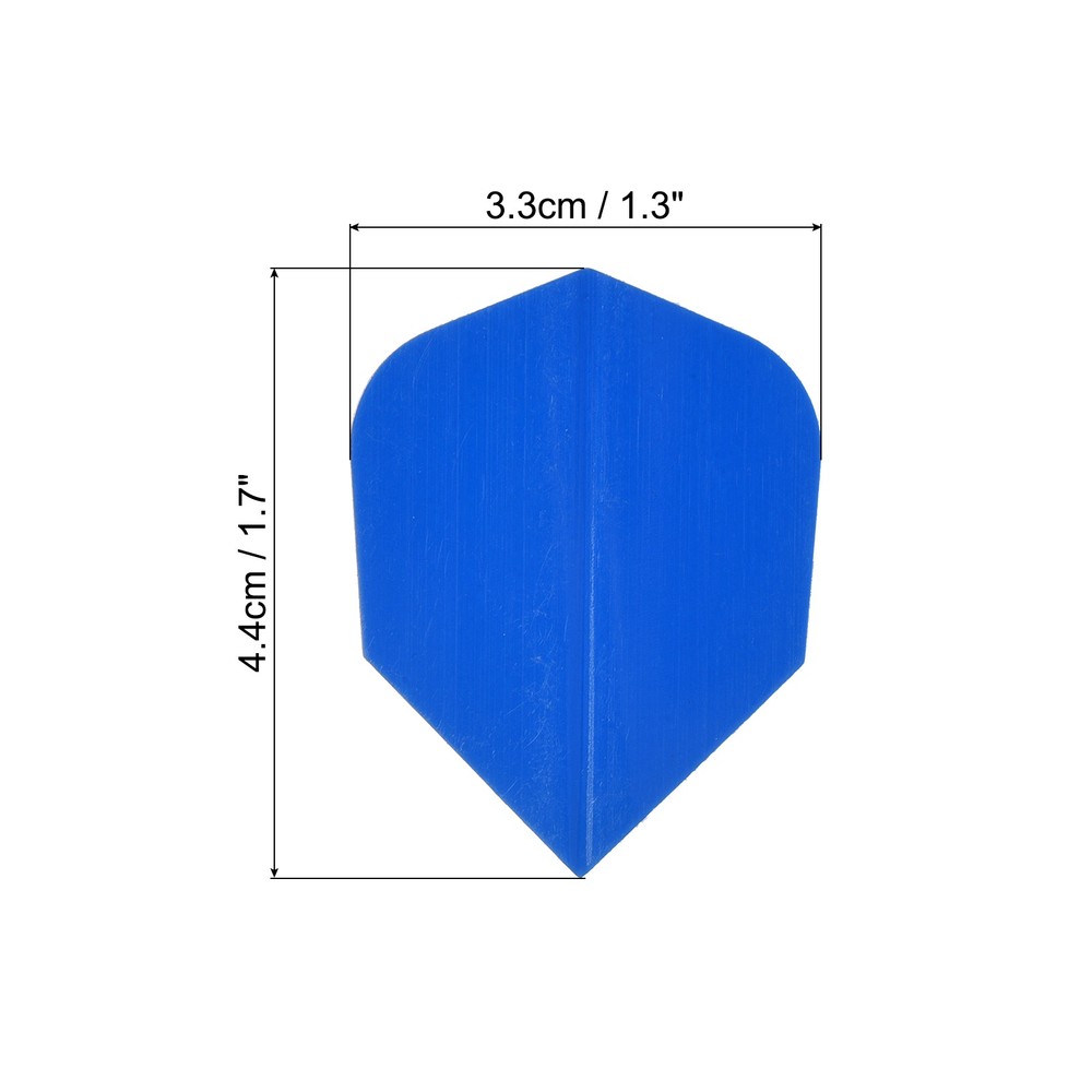 Dart Flights, 9 Pack PET Darts Accessories Blue