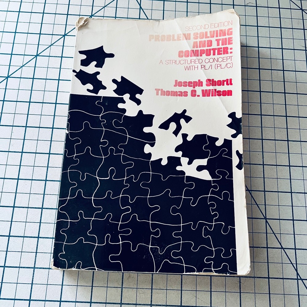 Problem Solving & The Computer PL/I (PL/C) Short Wilson 1979 Vintage Computing