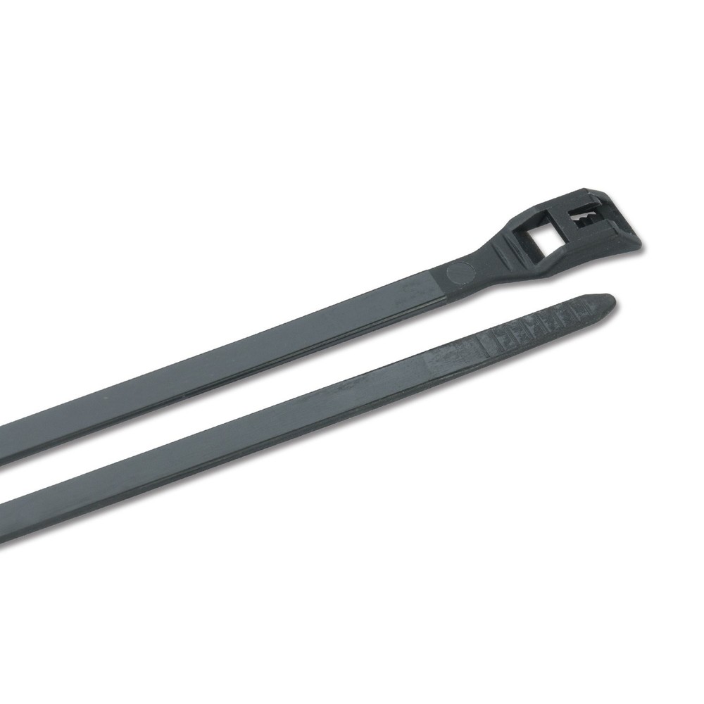 Ancor 199328 Cable Tie, Low Profile, 11", Black, Profile -- 11"