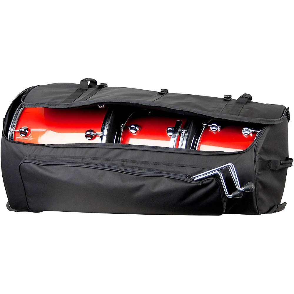 Protec Multi Tom Bag With Wheels Black