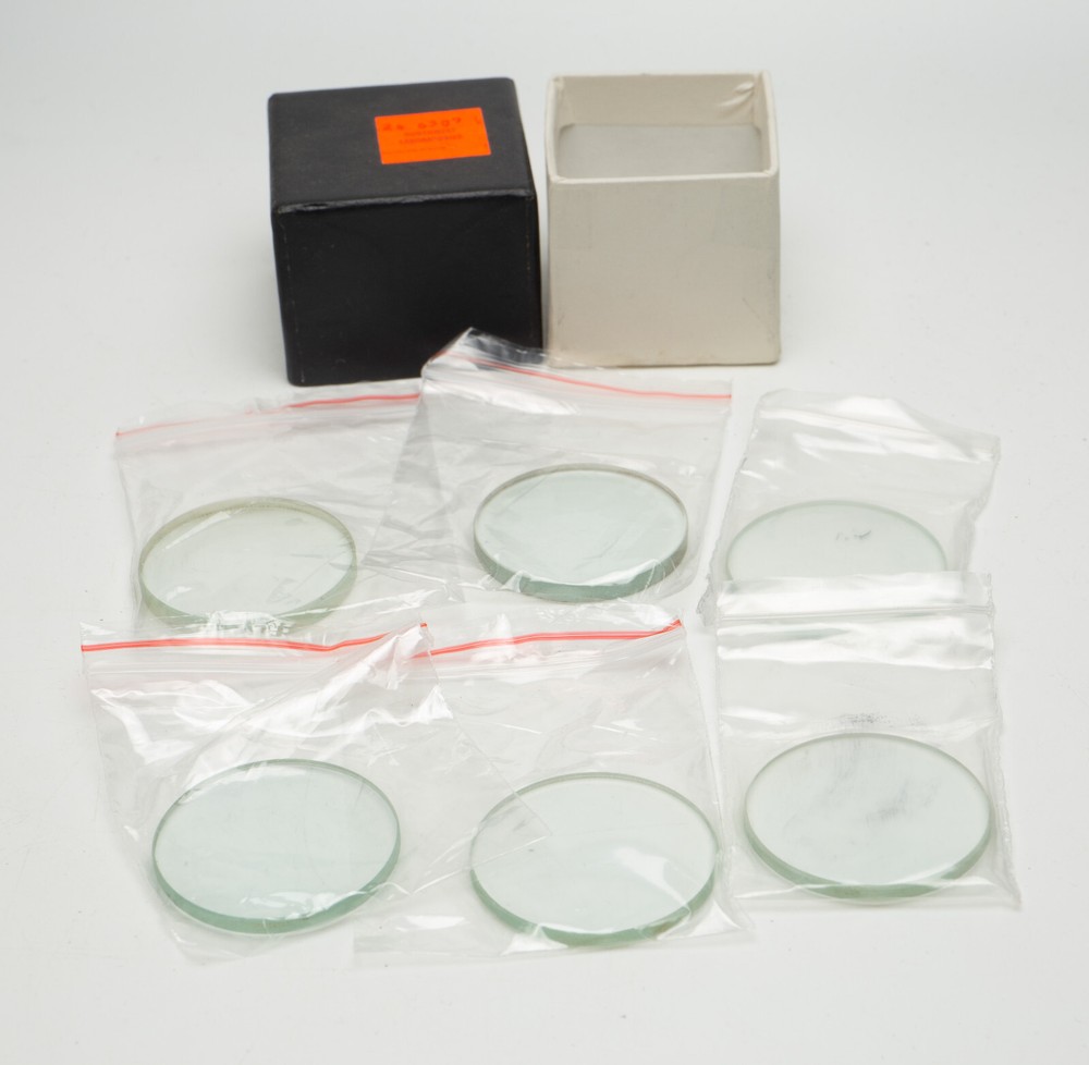 1.5" Diameter Educational 6 Types Lens Set Optics Concave/Convex/Plane
