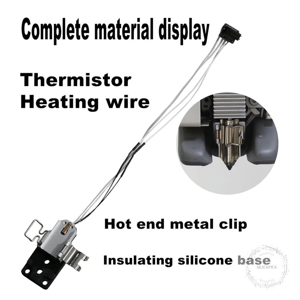 Hotend Heating Assembly Up to 390℃ for Bambu Lab A1/A1 Mini 3D Printer Hotend