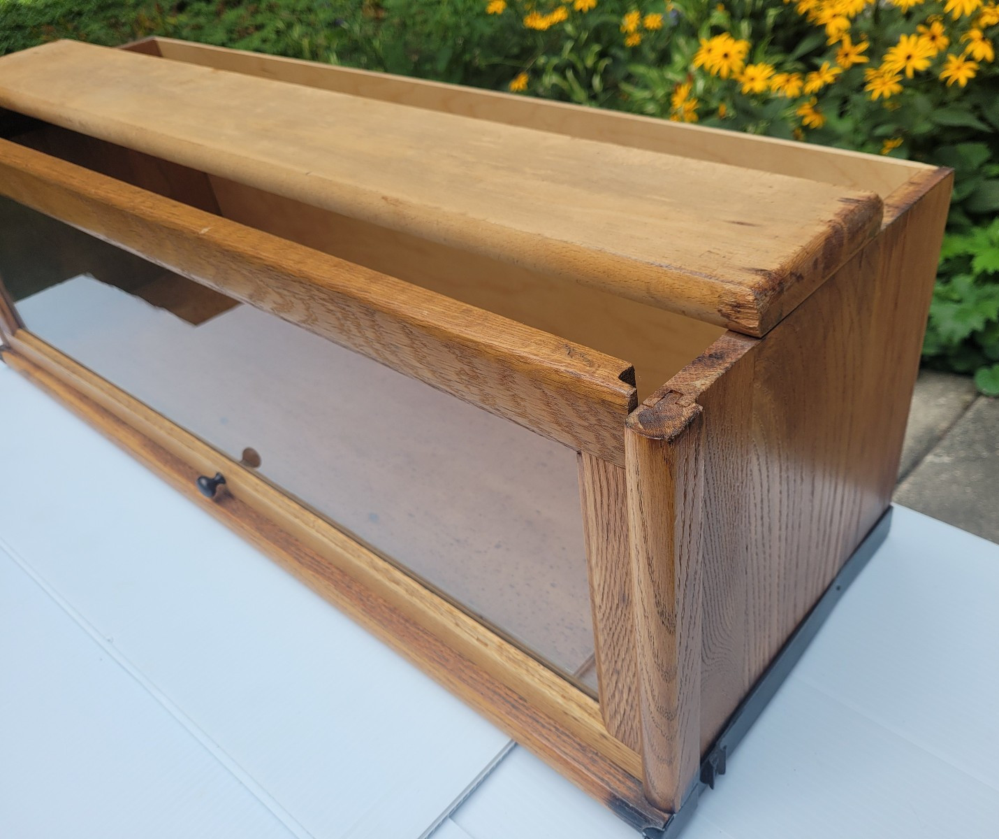 Antique Macey Oak Barrister Bookcase 10 1/2" Tall Section #1