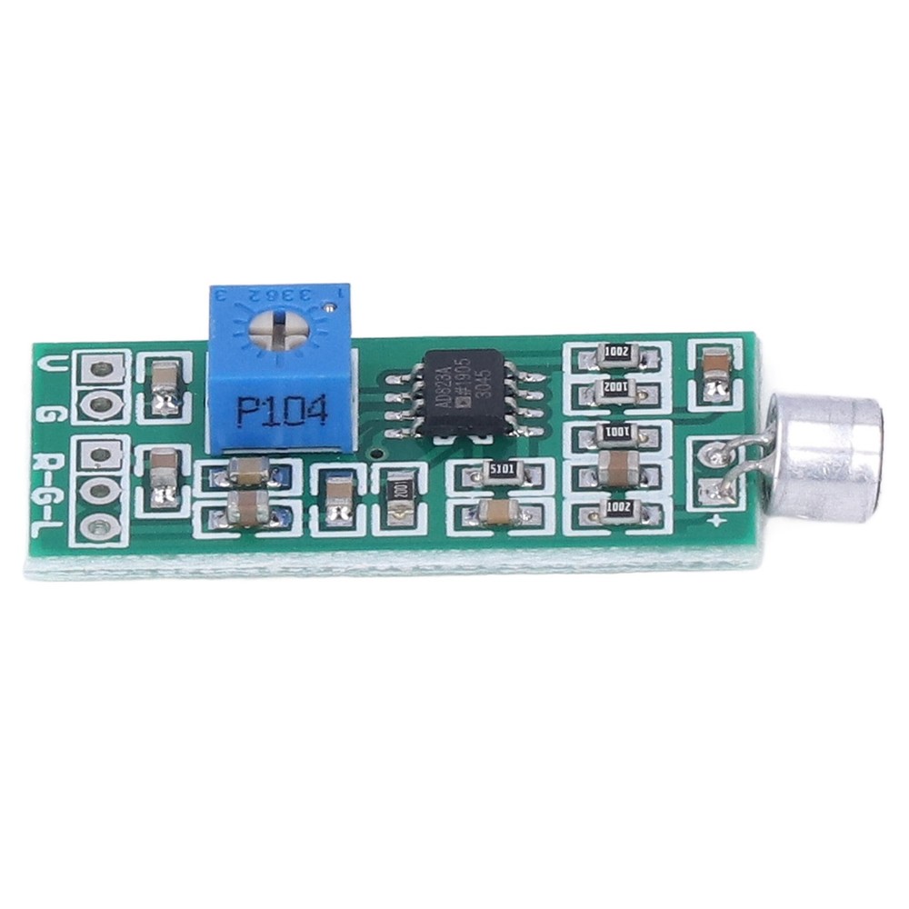 Microphone Pickup Module Dual Channel Output Adjustable Gain Amplifier Board For
