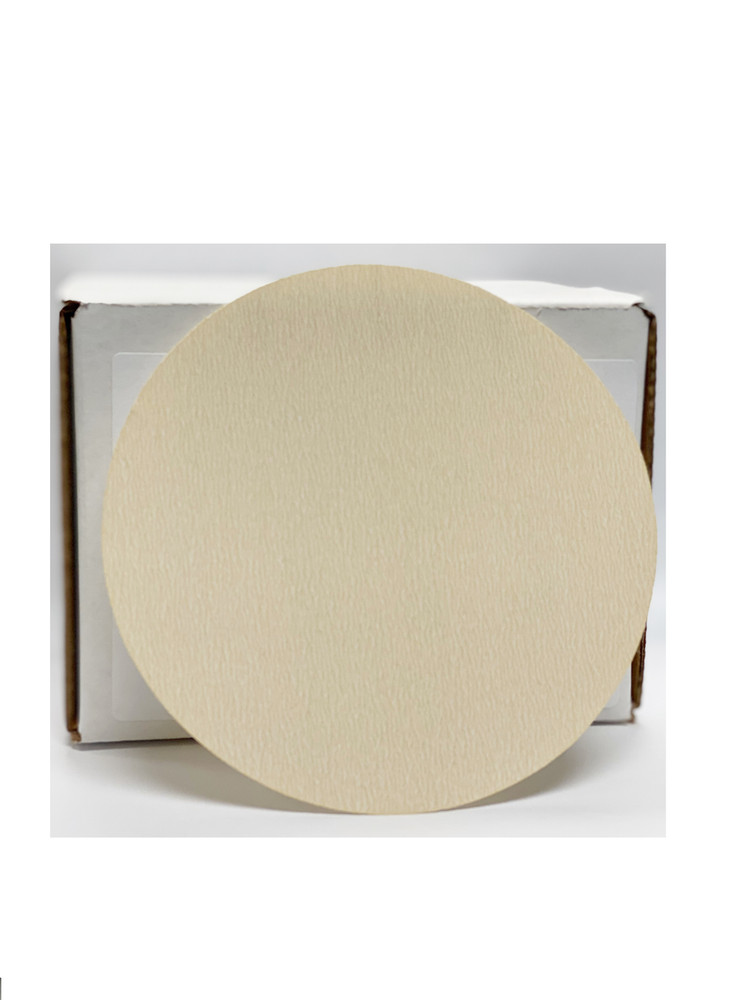 Elite White Plus 5" Hook & Loop Discs 220 grit, Qty. 100/Box