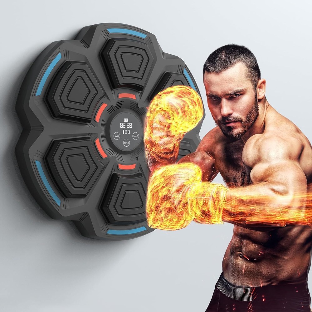 Smart Music Boxing Machine, Training Machine with LED Electronic Wall Mounted