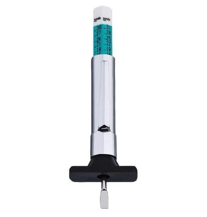 Tire Depth Gauge Color Coded Tool