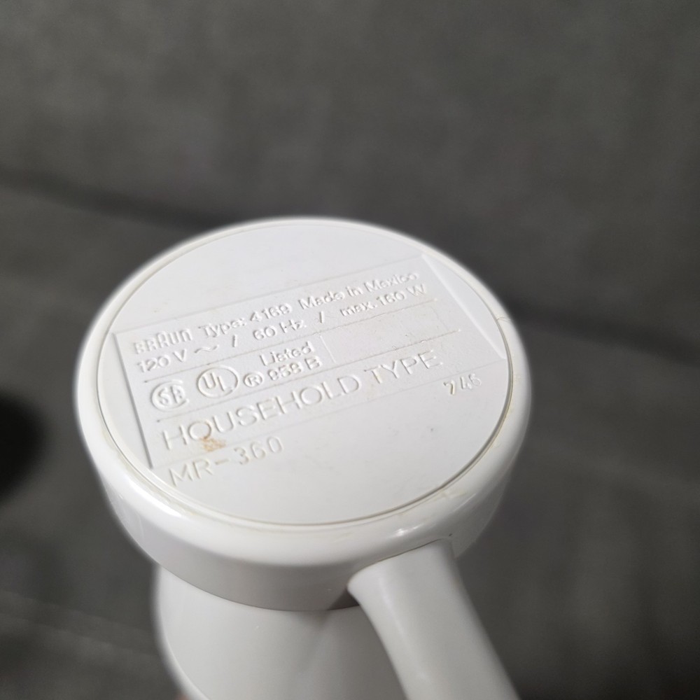 Braun Hand Blender Plus Chopper Model MR360