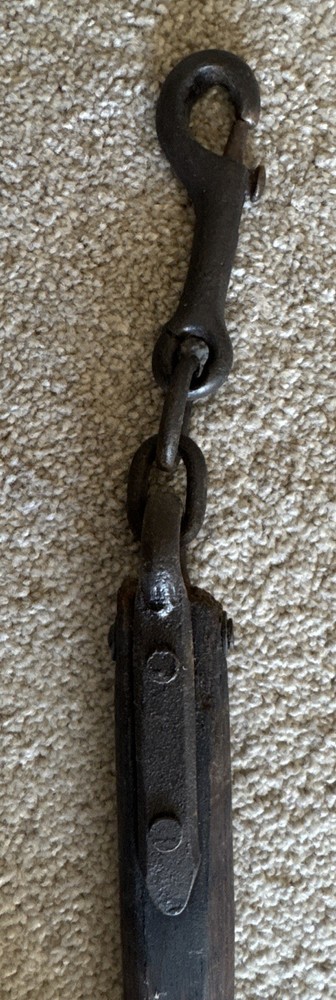 Antique Grain Threshing Flail Handstaff