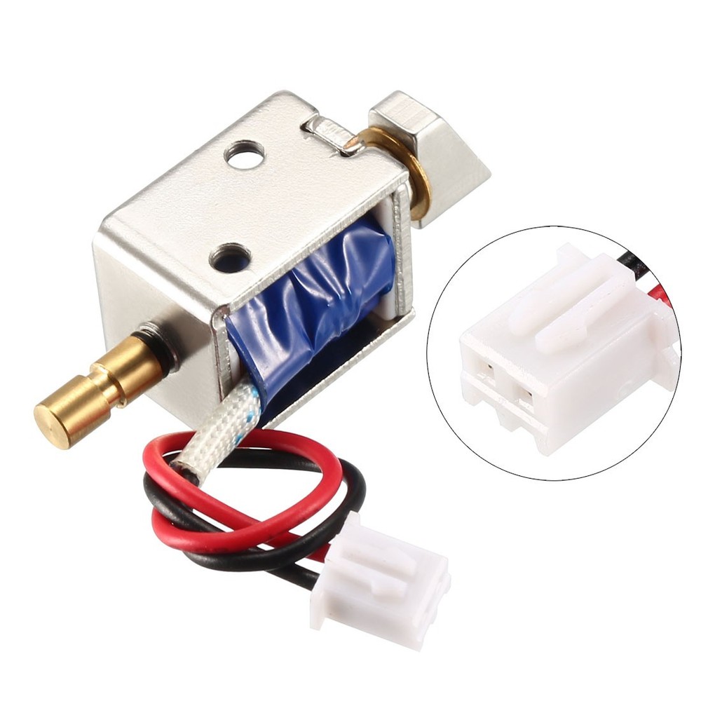 DC 12V 0.43A 4mm Mini Electromagnetic Solenoid Lock Assembly for Electirc Lock