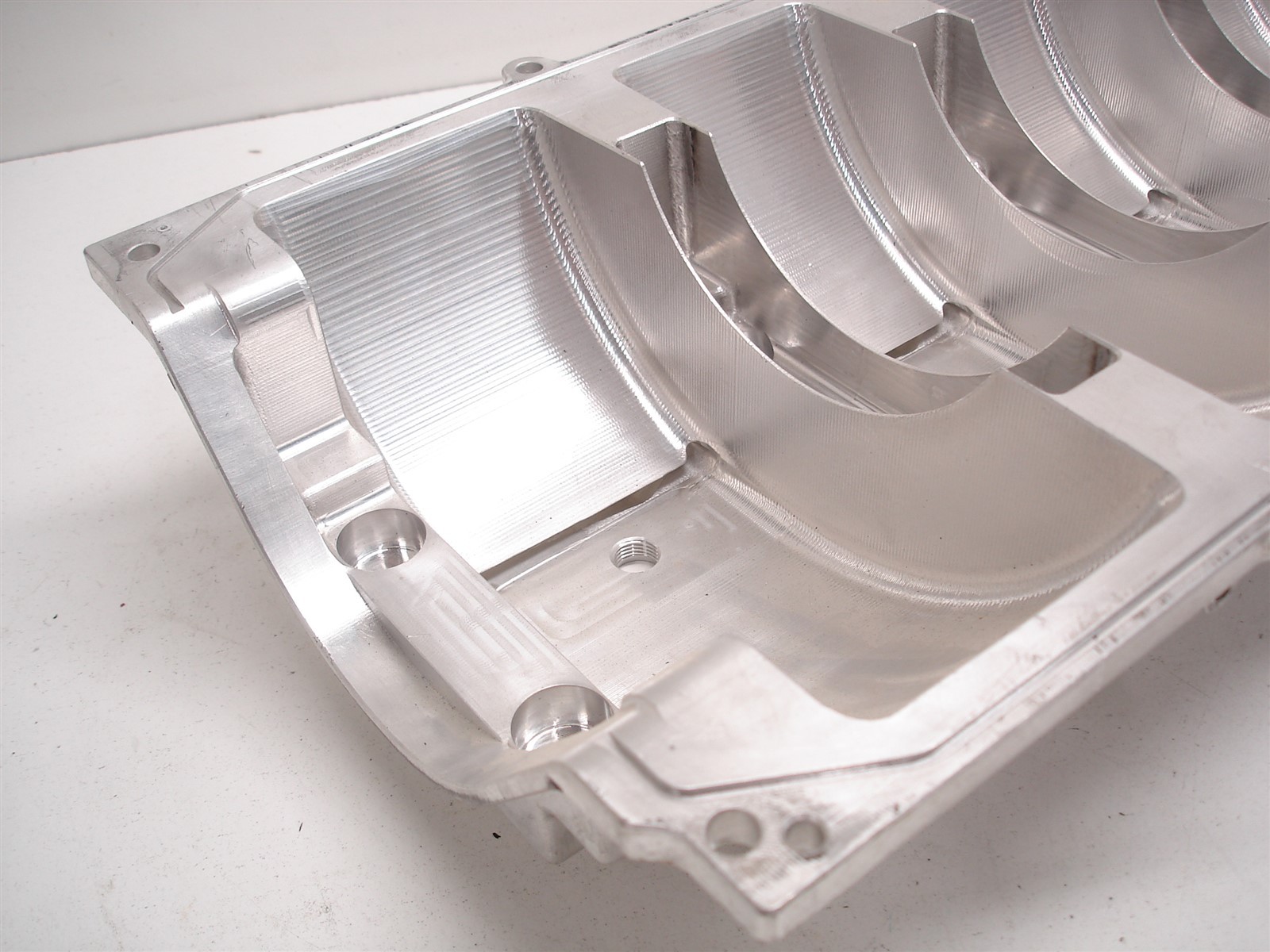 NASCAR BILLET ALUMINUM SEGMENTED GM R07 R07.2 CHEVY DRY SUMP OIL PAN - NO COVER