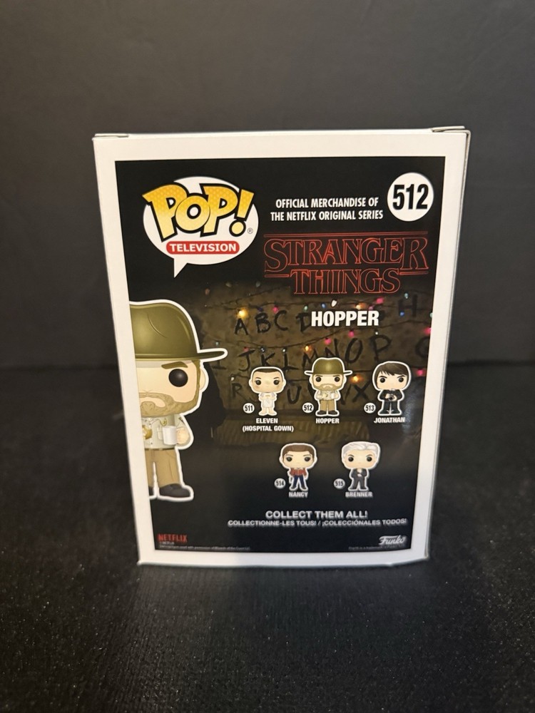 FUNKO POP ! HOPPER 512 STRANGER THINGS U01