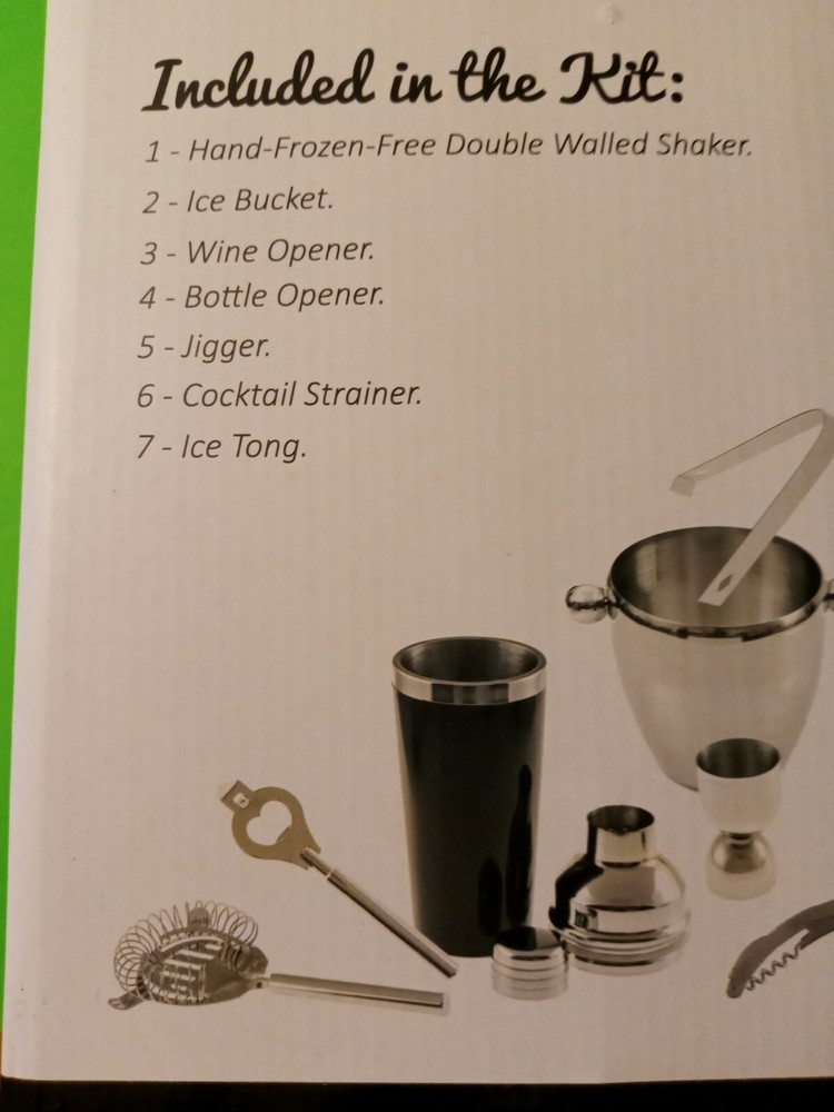 Convenient Products Bartender Kit 7 Pieces plus base