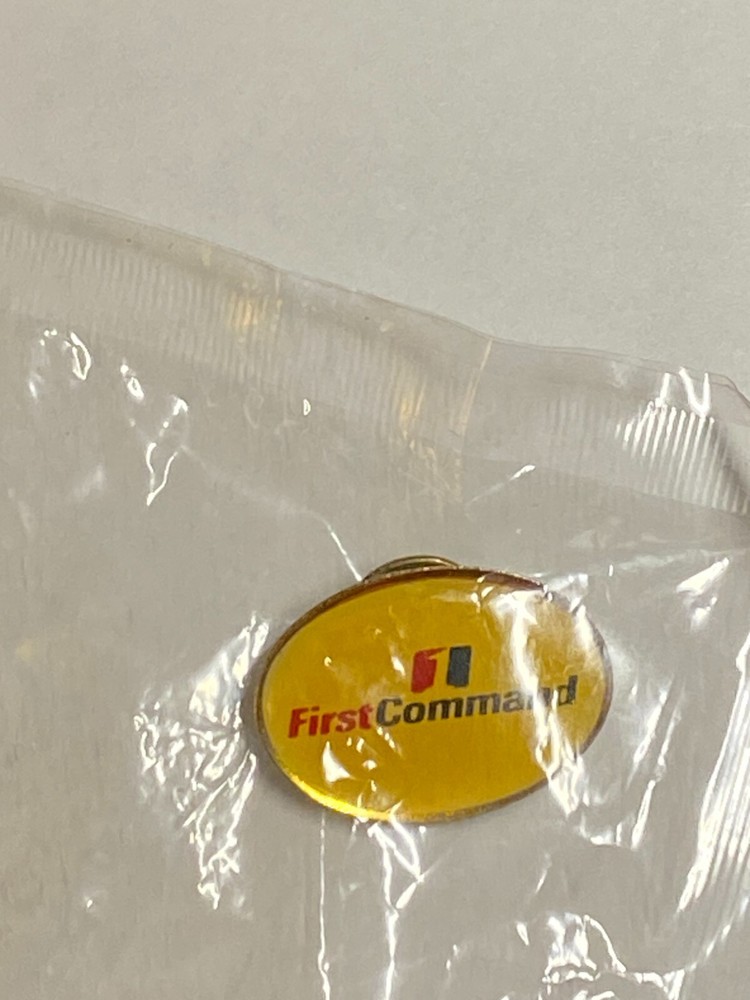 First Command  Hat Lapel Pin Badge 1 inch
