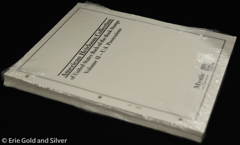 Mystic US Back of the Book Stamps Volume I & II Sheet Pages | New Sealed