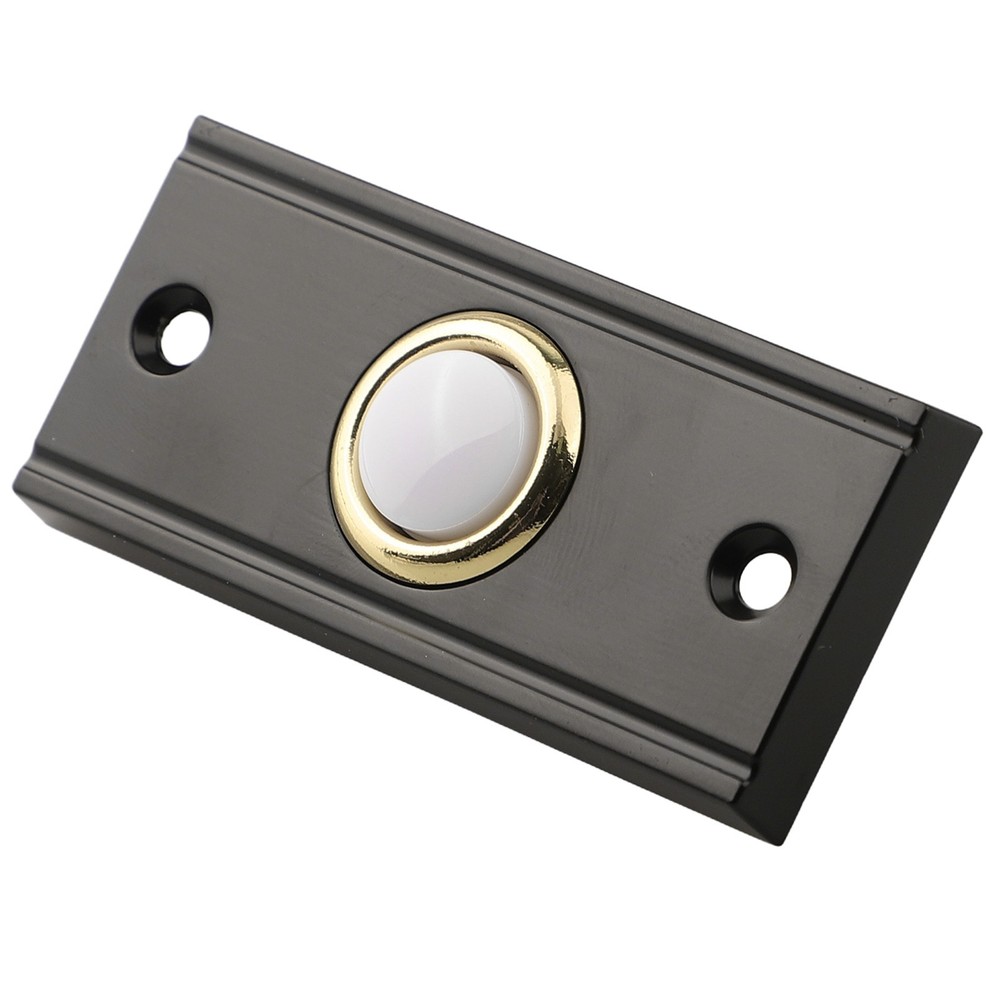 Sturdy Metal LED Doorbell Button Rectangular Shape Energy Efficient Lighting
