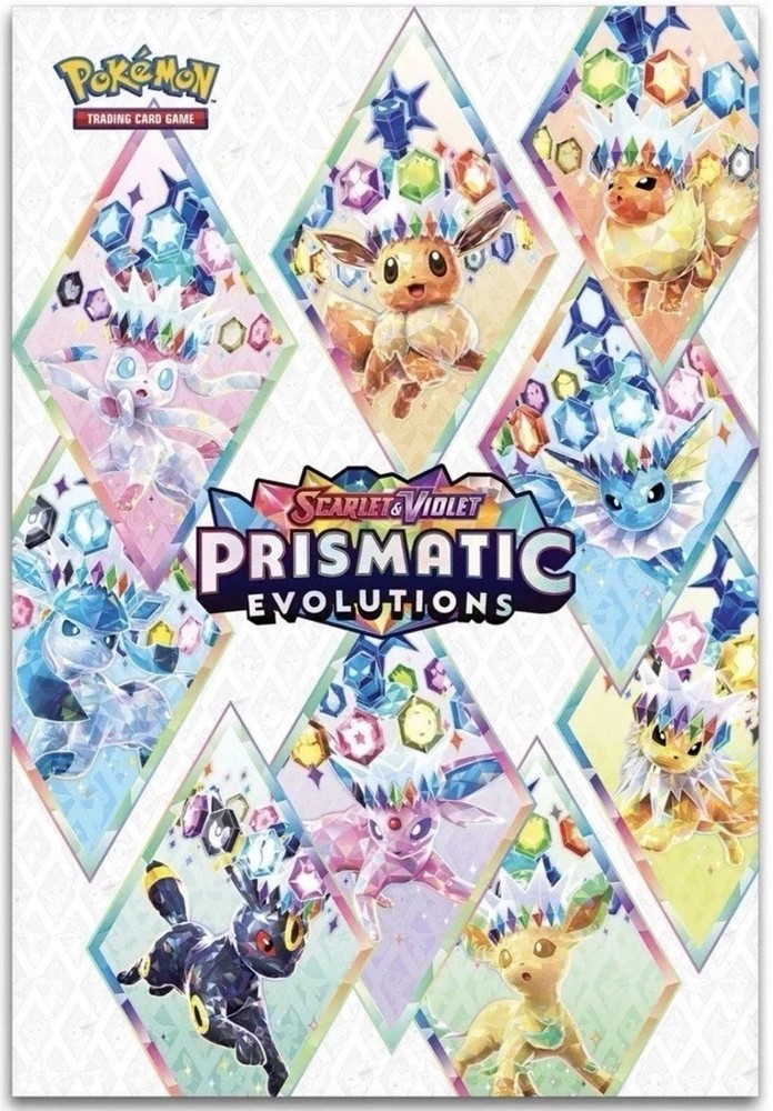 Pokemon TCG: S&V Prismatic Evolutions Binder + Poster