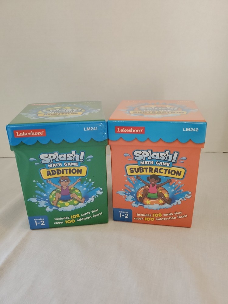 New Splash Subtraction and Addition Math Game Grades 1-2