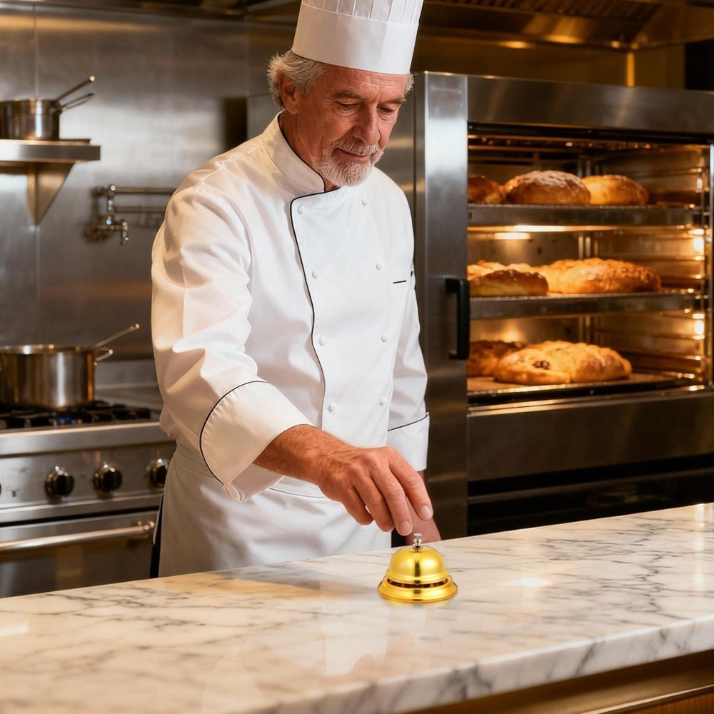 Metal Pressing Service Bell Reception Bell for Restaurant Kitchen