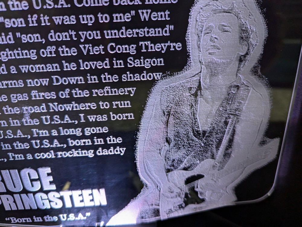 Bruce Springsteen Born In The U.S.A. Large L.E.D. Sign Display