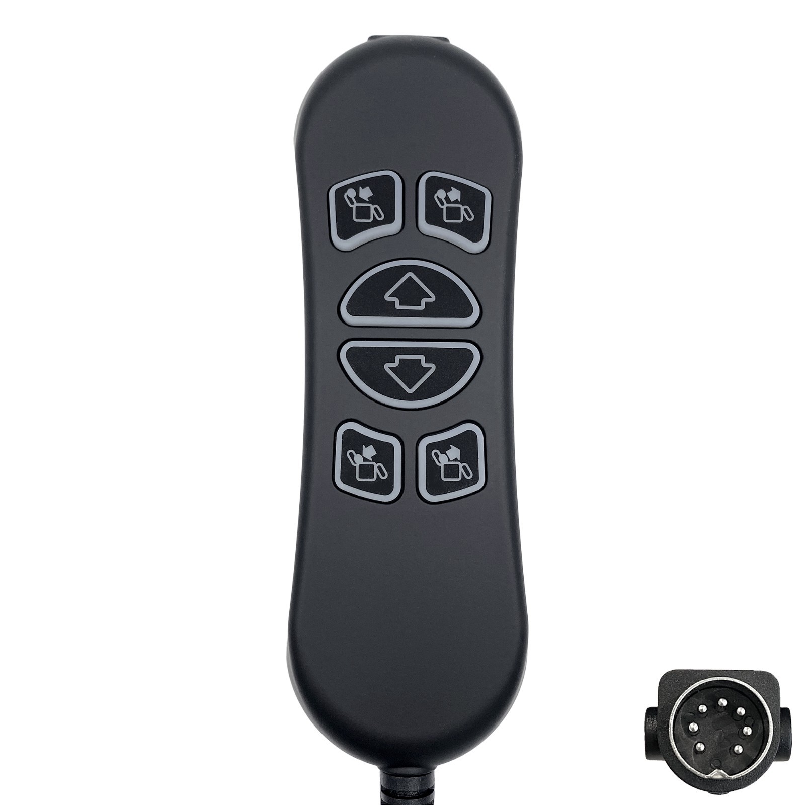 6 Button 7 Pin Lift Chair Remote Replaces HHC HSW306 Power Recliner Hand Control