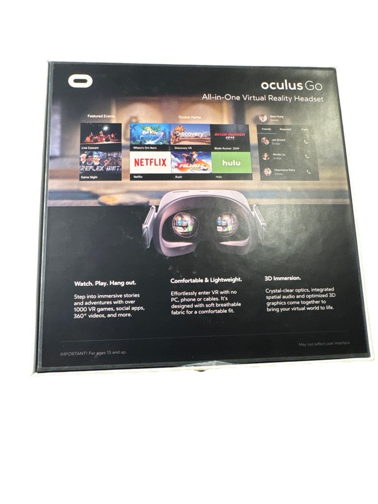 Oculus Go VR Headset - **READ: EMPTY BOX**