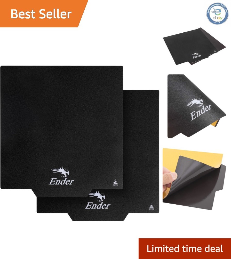 2-Pack Easy Release Magnetic 3D Printer Build Surface - For Ender Models, 235MM