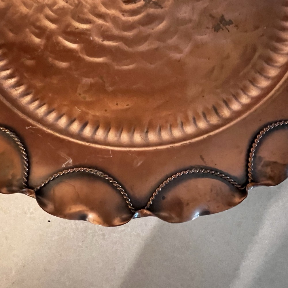 gregorian solid copper Round 13.5” Tray Wire Trim